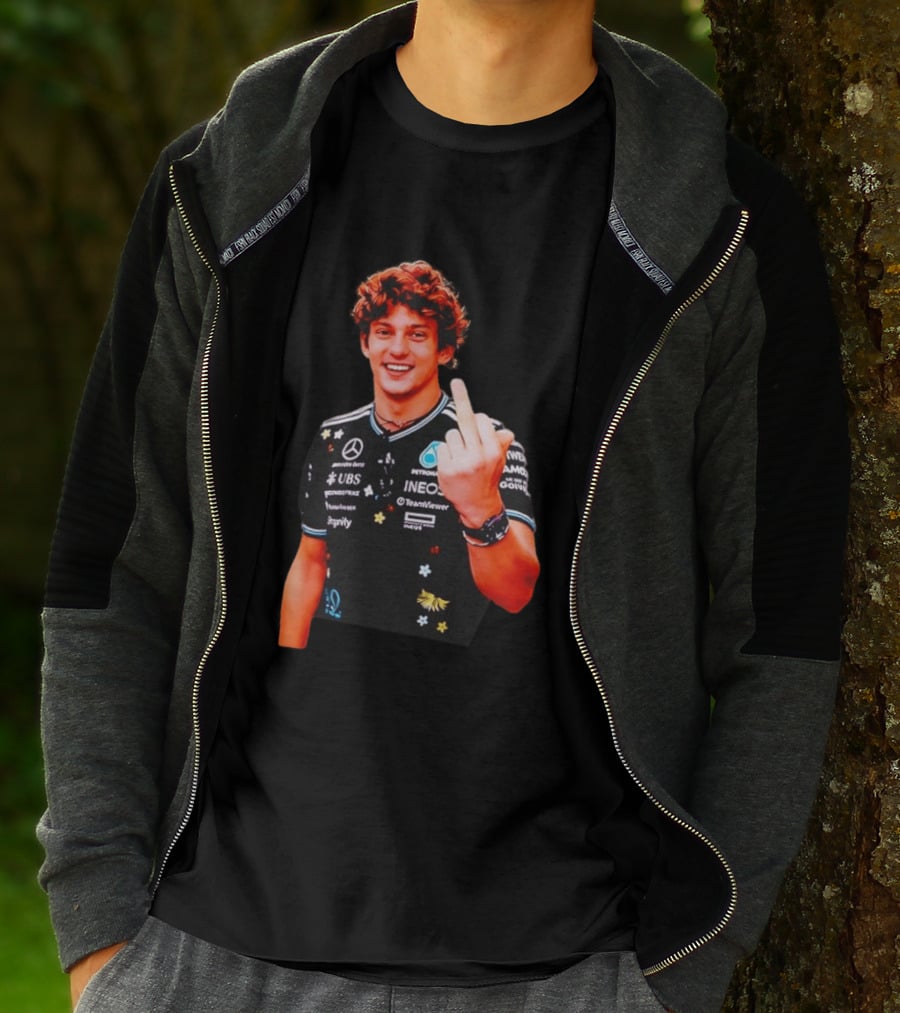 Kimi Antonelli F1 Racer Gesture Ineos Mercedes Team Viewer Racing T-Shirt