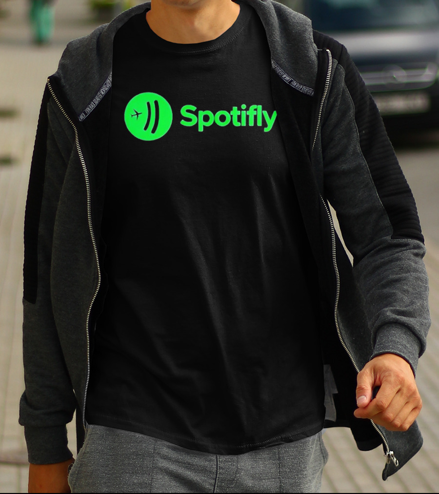 Spotifly 911 Parody Green Fly T-Shirt