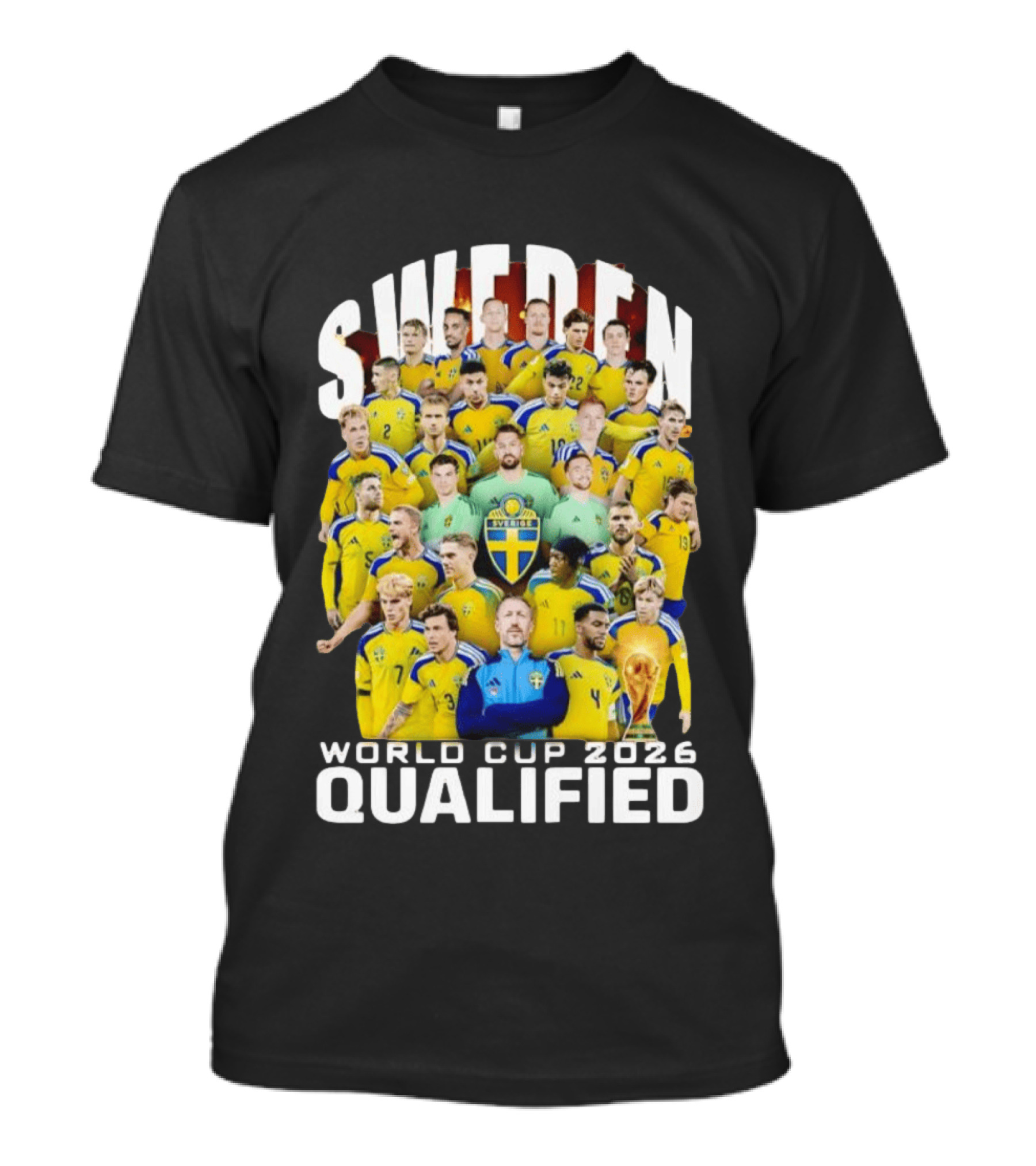 Sweden World Cup 2026 Qualified T-Shirt