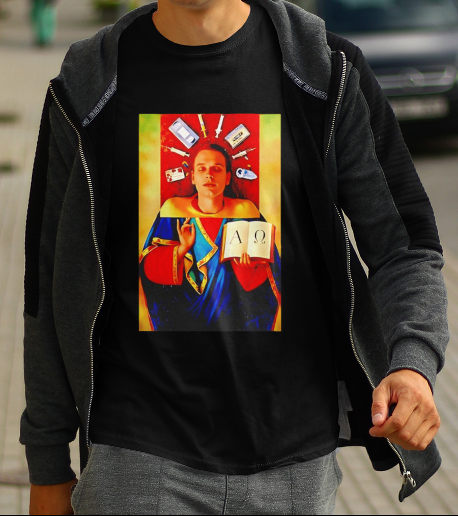 The Apostles Of Modernity Collage Meme Social Commentary Visual T-Shirt