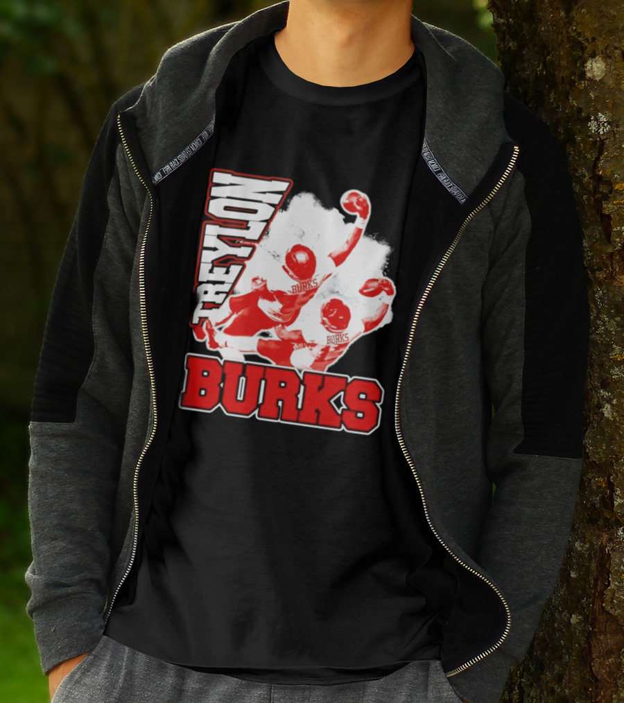 Treylon Burks Washington Commanders Burks Football Action T-Shirt