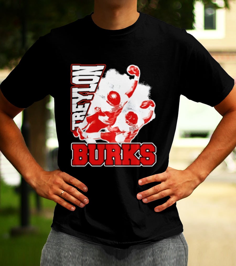 Treylon Burks Washington Commanders Burks Football Action T-Shirt