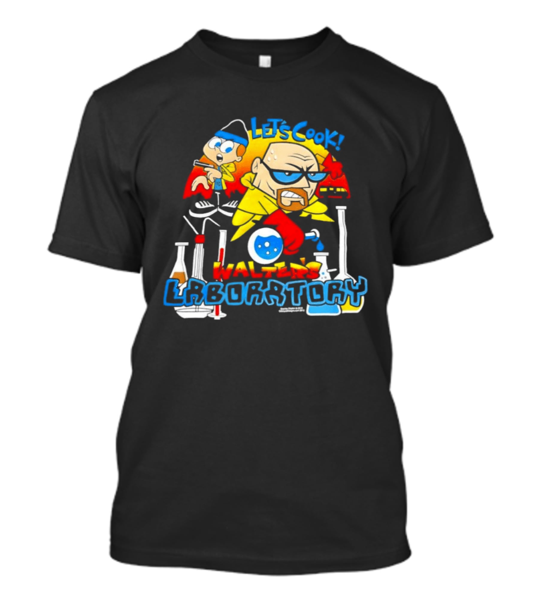 Walter's Laboratory Let's Cook Dexter's Lab Cartoon T-Shirt