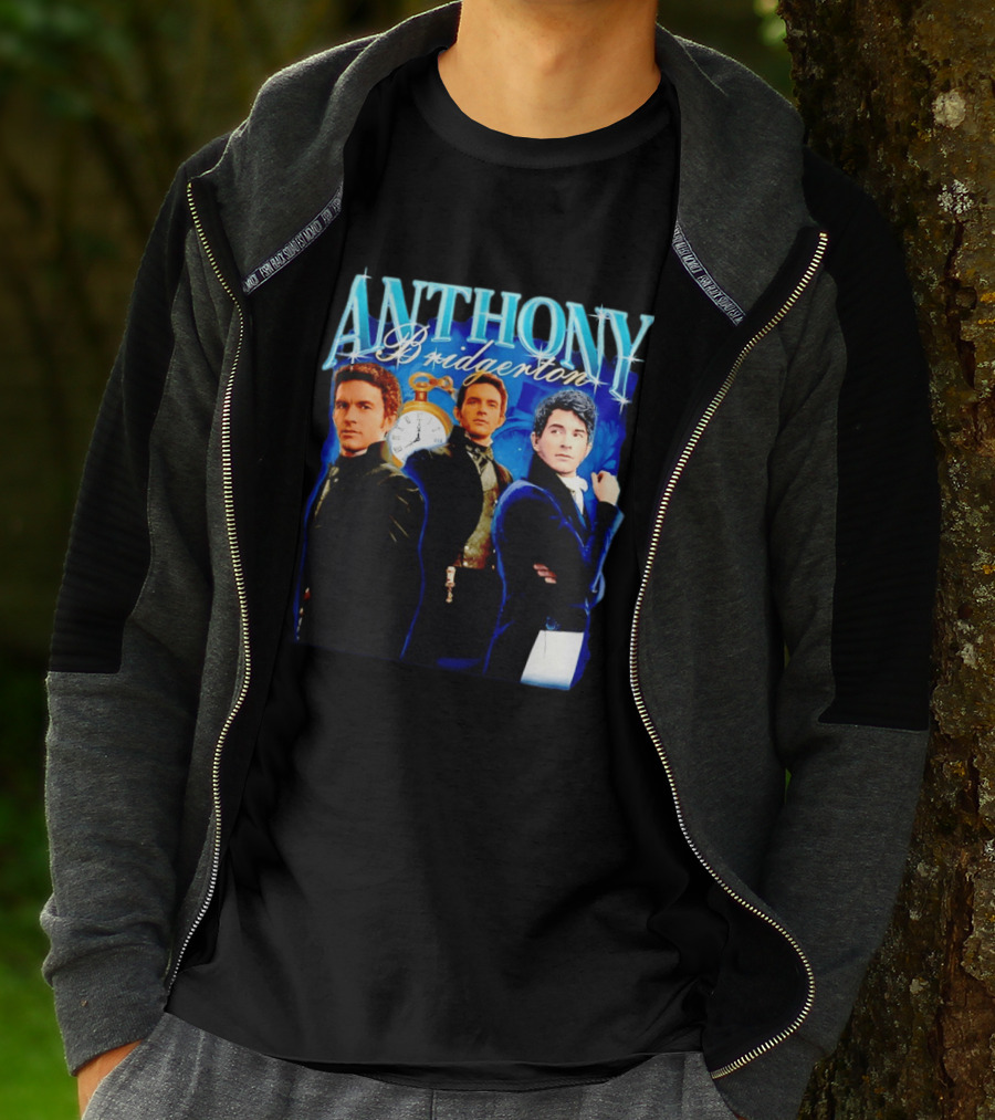 Anthony Bridgerton Netflix Series Character With T-Shirt