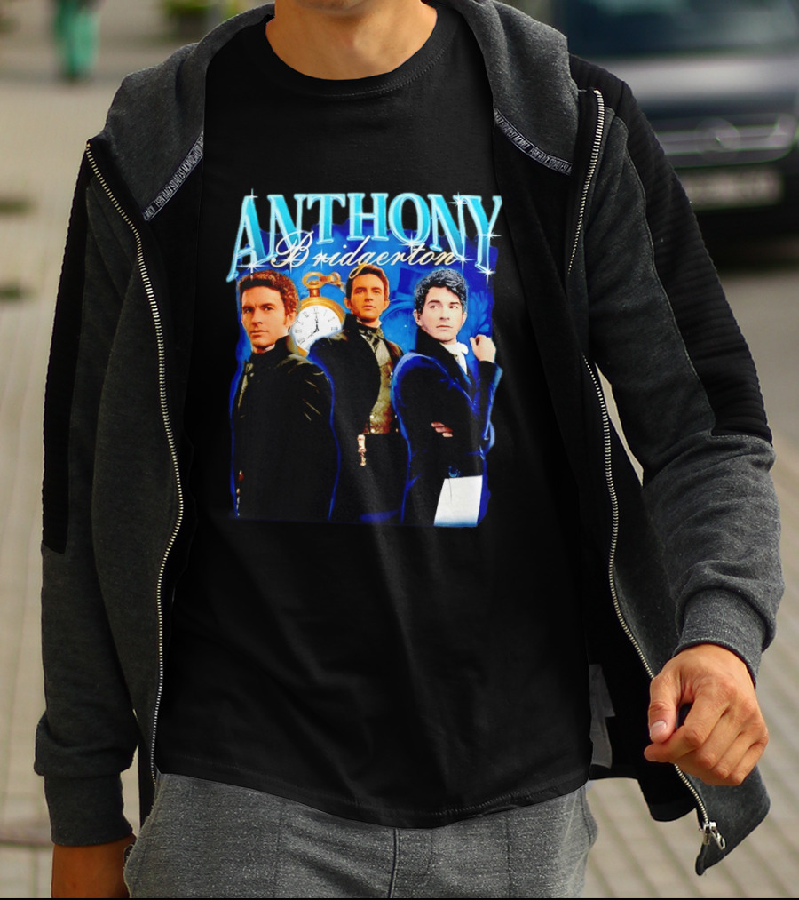 Anthony Bridgerton Netflix Series Character With T-Shirt