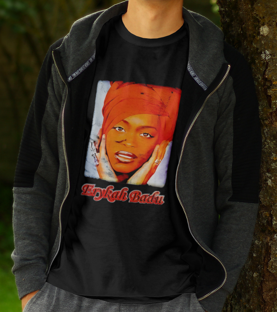 Erykah Badu Iconic Headwrap And Face T-Shirt