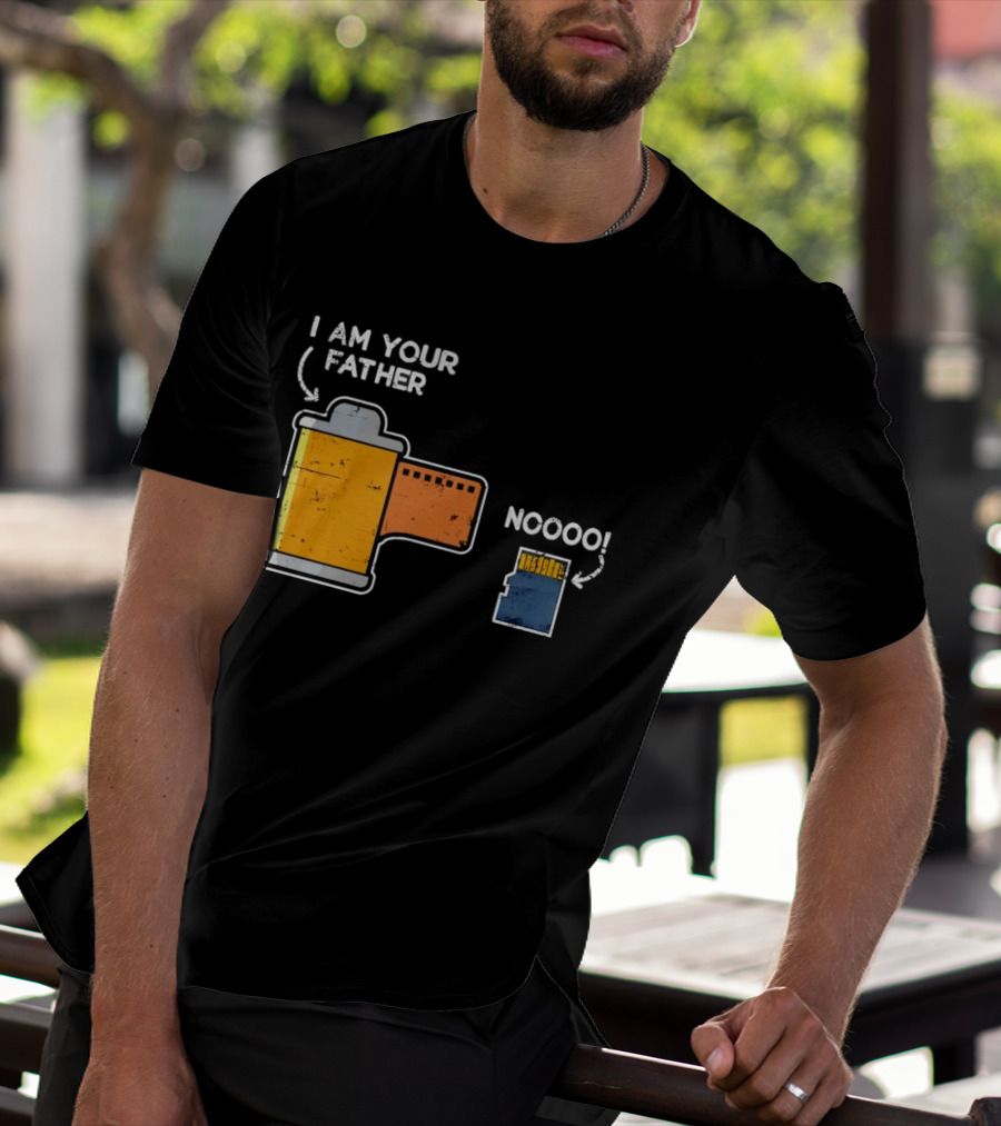 I Am Your Father Film Roll MicroSD Noooo Star Wars T-Shirt