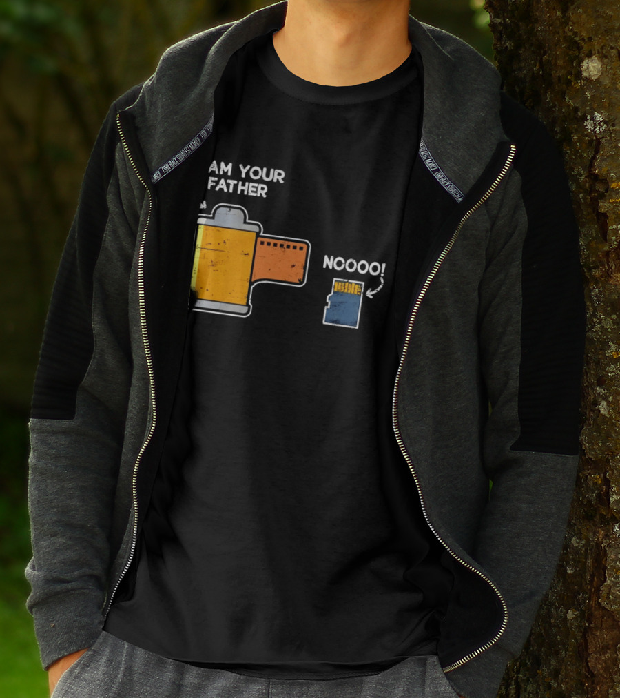 I Am Your Father Film Roll MicroSD Noooo Star Wars T-Shirt