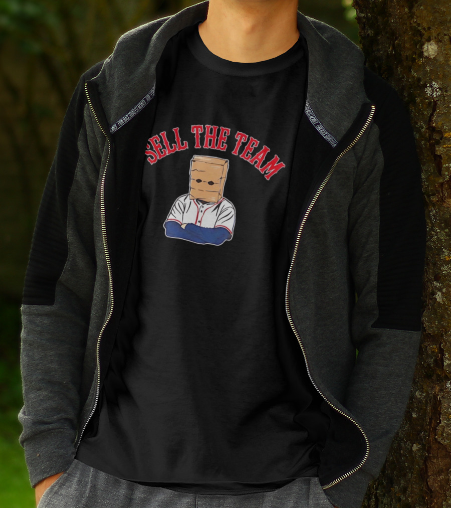Boston Red Sox Sell The Team Bag Head Baseball Fan Protest T-Shirt