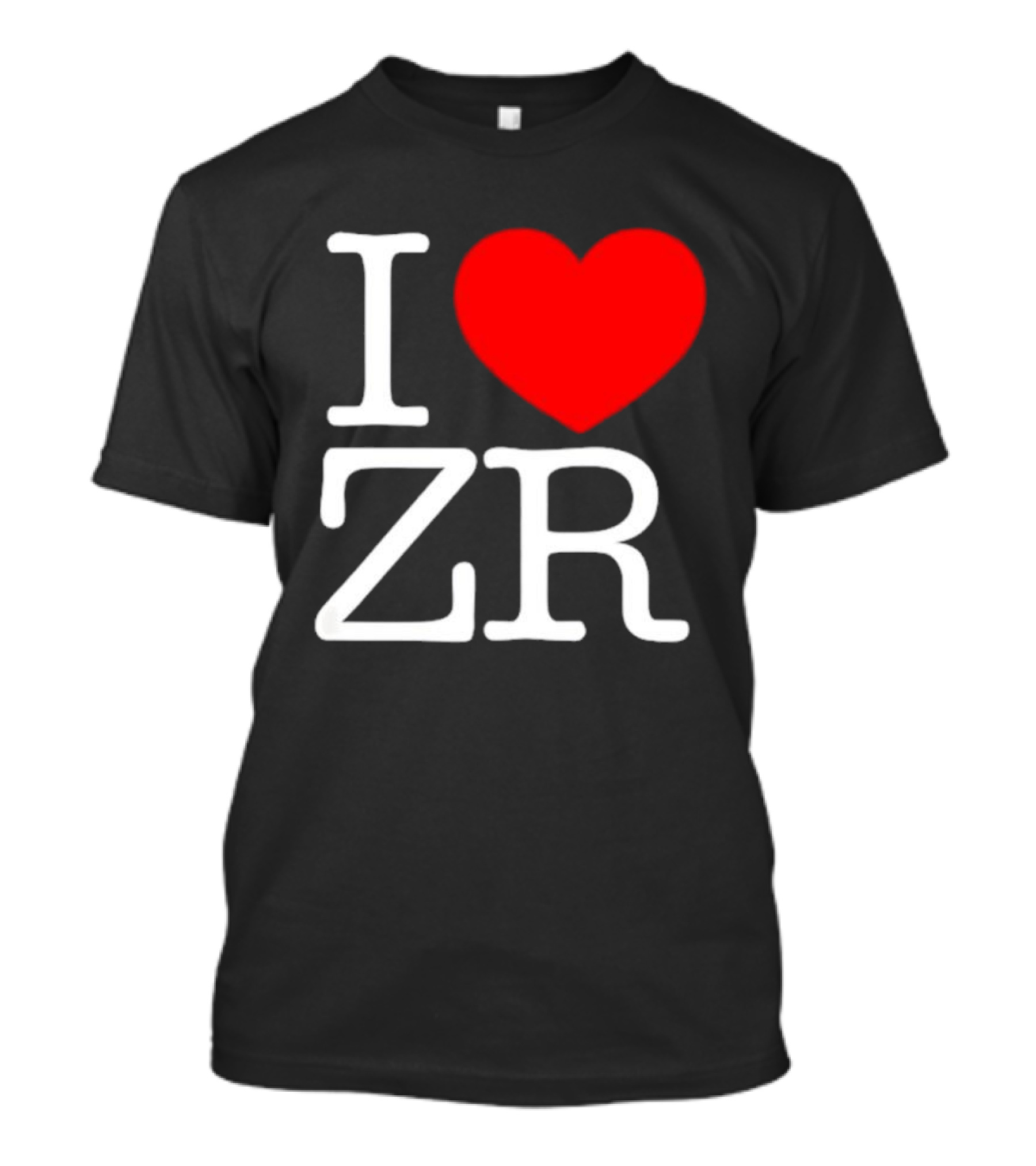 I Love ZR Red Heart T-Shirt