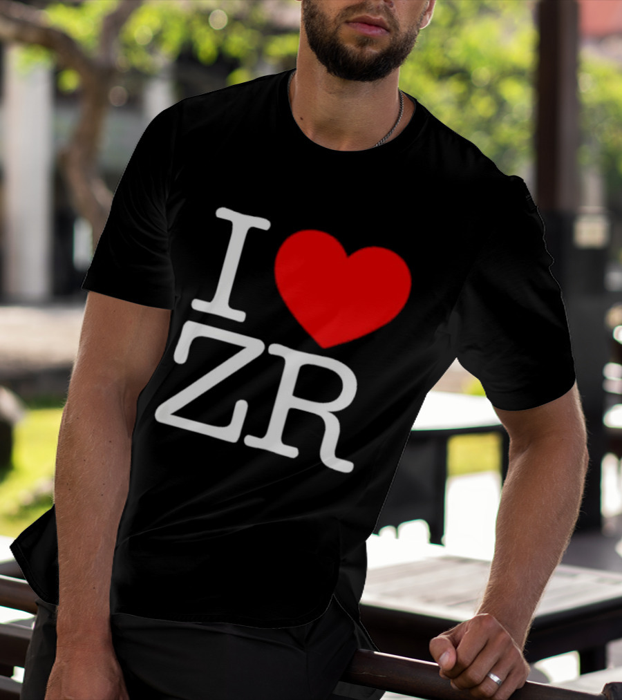 I Love ZR Red Heart T-Shirt