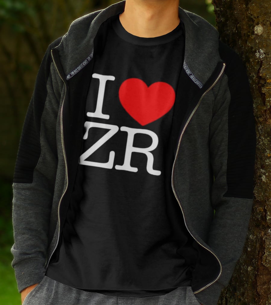 I Love ZR Red Heart T-Shirt