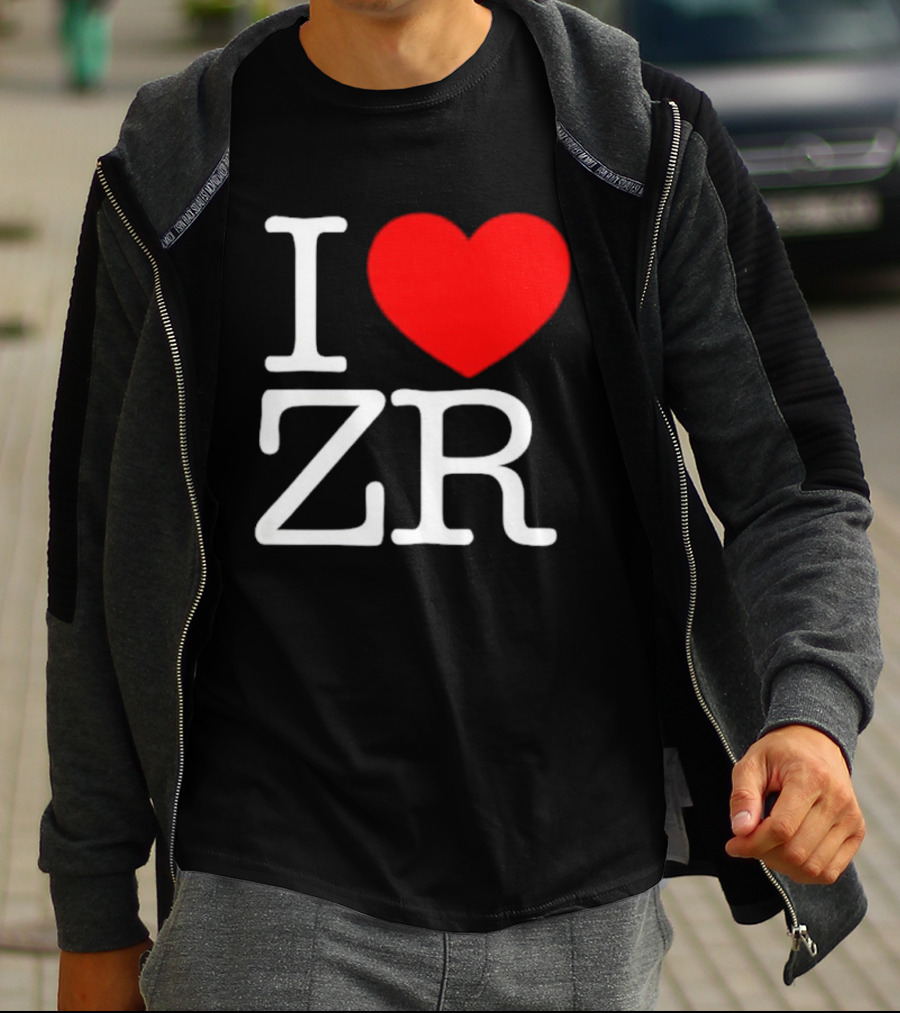 I Love ZR Red Heart T-Shirt