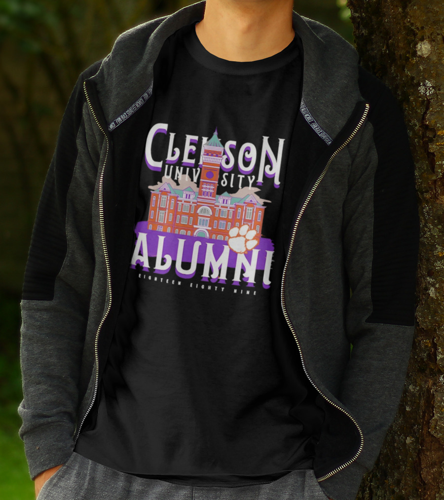 Clemson University Alumni Eighteen Eighty Nine Campus Tigers T-Shirt
