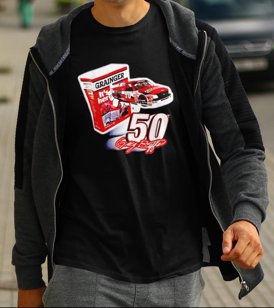 Grainger NASCAR 50 Greg Biffle Racing Car It's Here T-Shirt