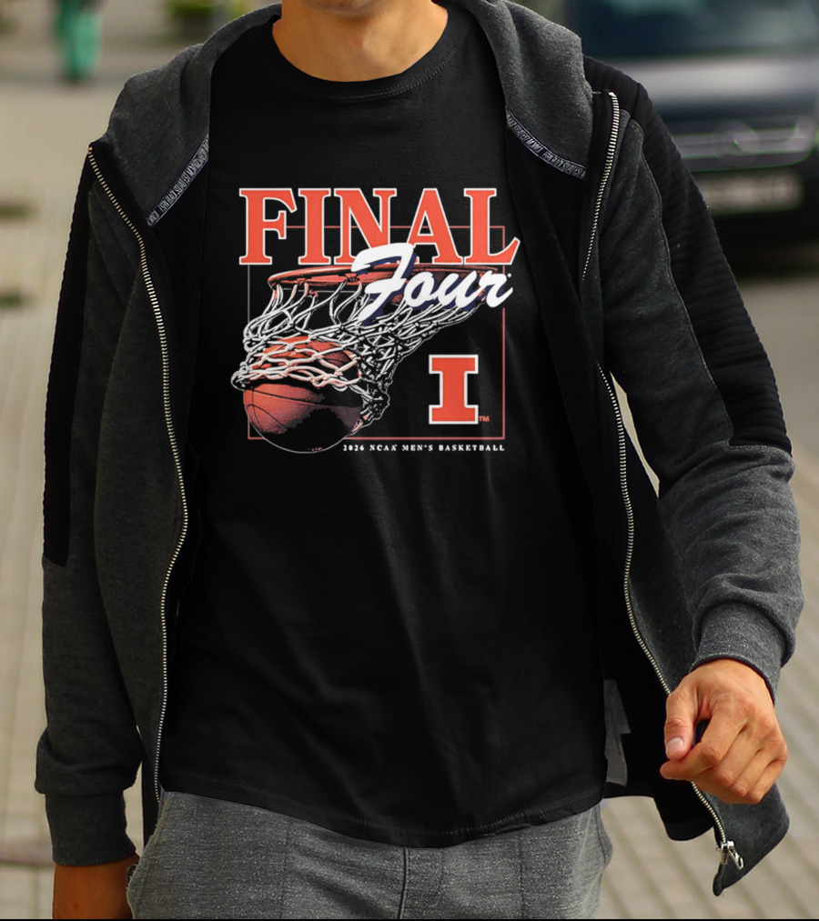 Illinois Final Four 2026 Men's Basketball NCAA March Madness T-Shirt
