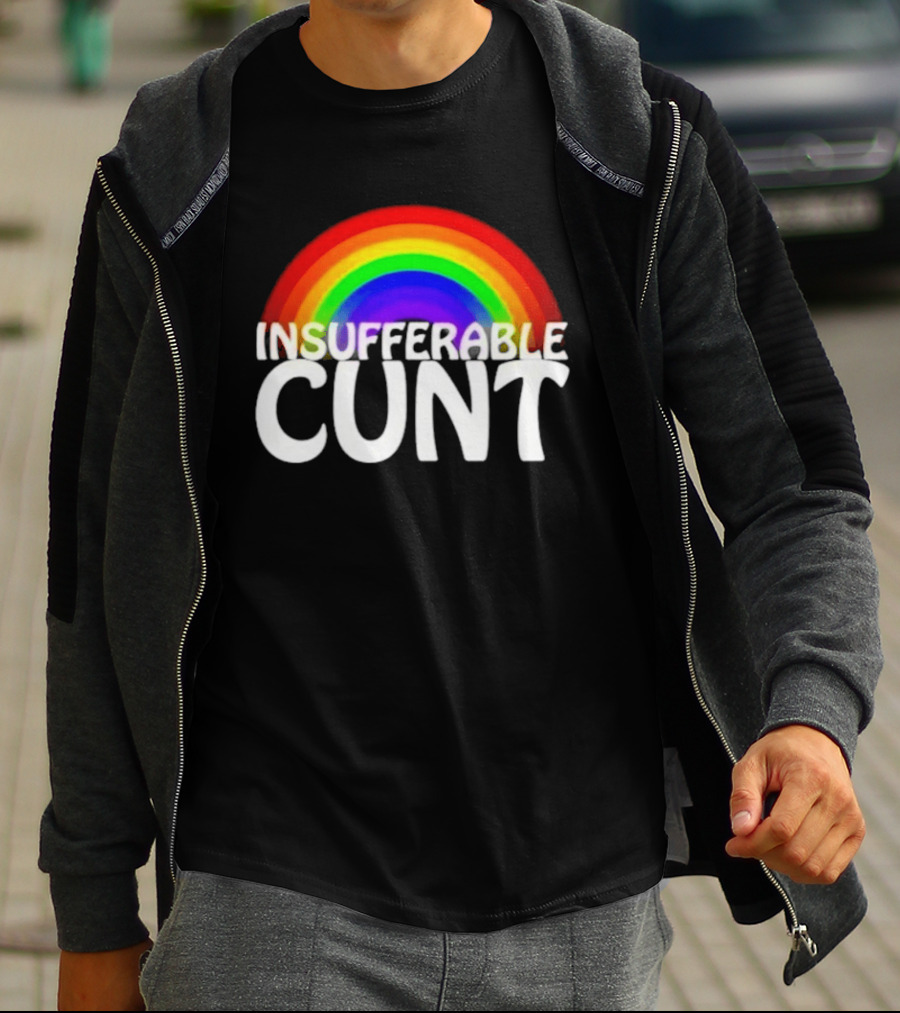 Rainbow Insufferable Cunt Colorful Pride T-Shirt