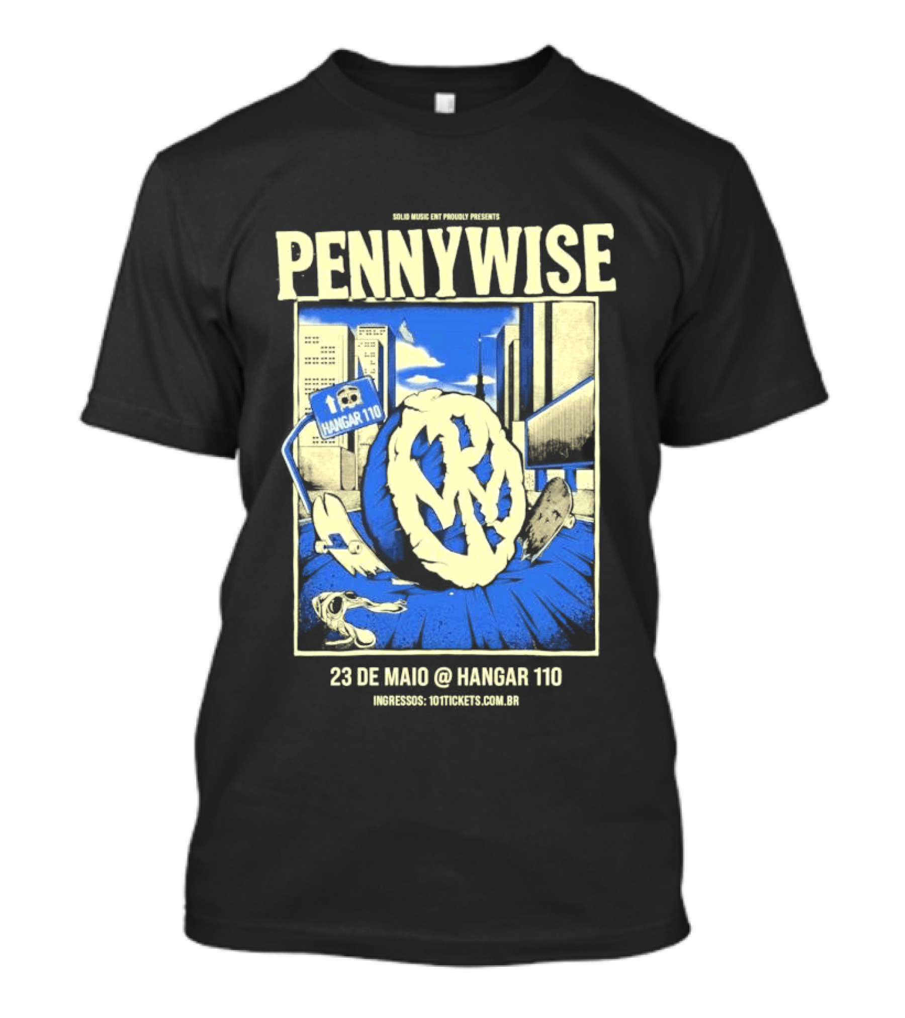 Pennywise We Are One Tour Sao Paulo Brazil Hangar 110 May 23 2026 T-Shirt
