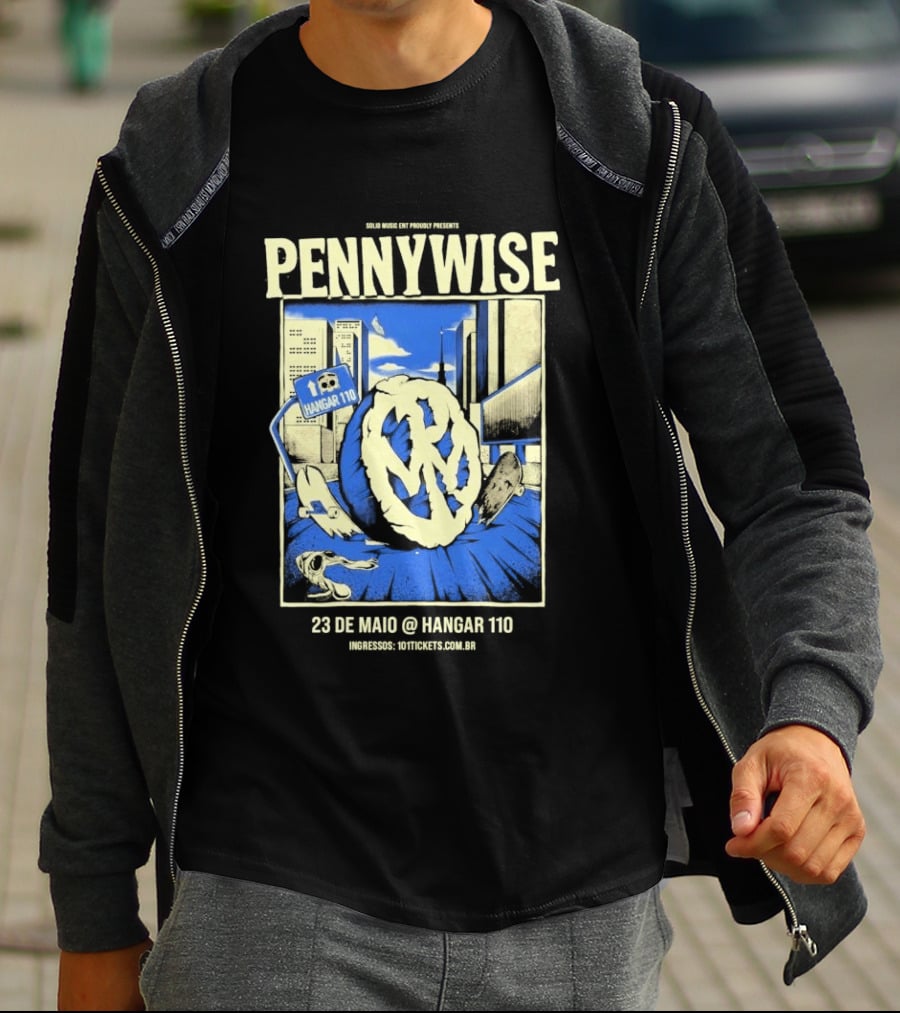Pennywise We Are One Tour Sao Paulo Brazil Hangar 110 May 23 2026 T-Shirt