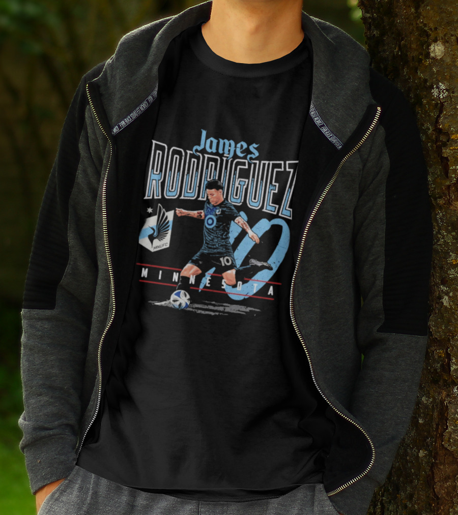 James Rodriguez Minnesota United 10 Soccer Star T-Shirt