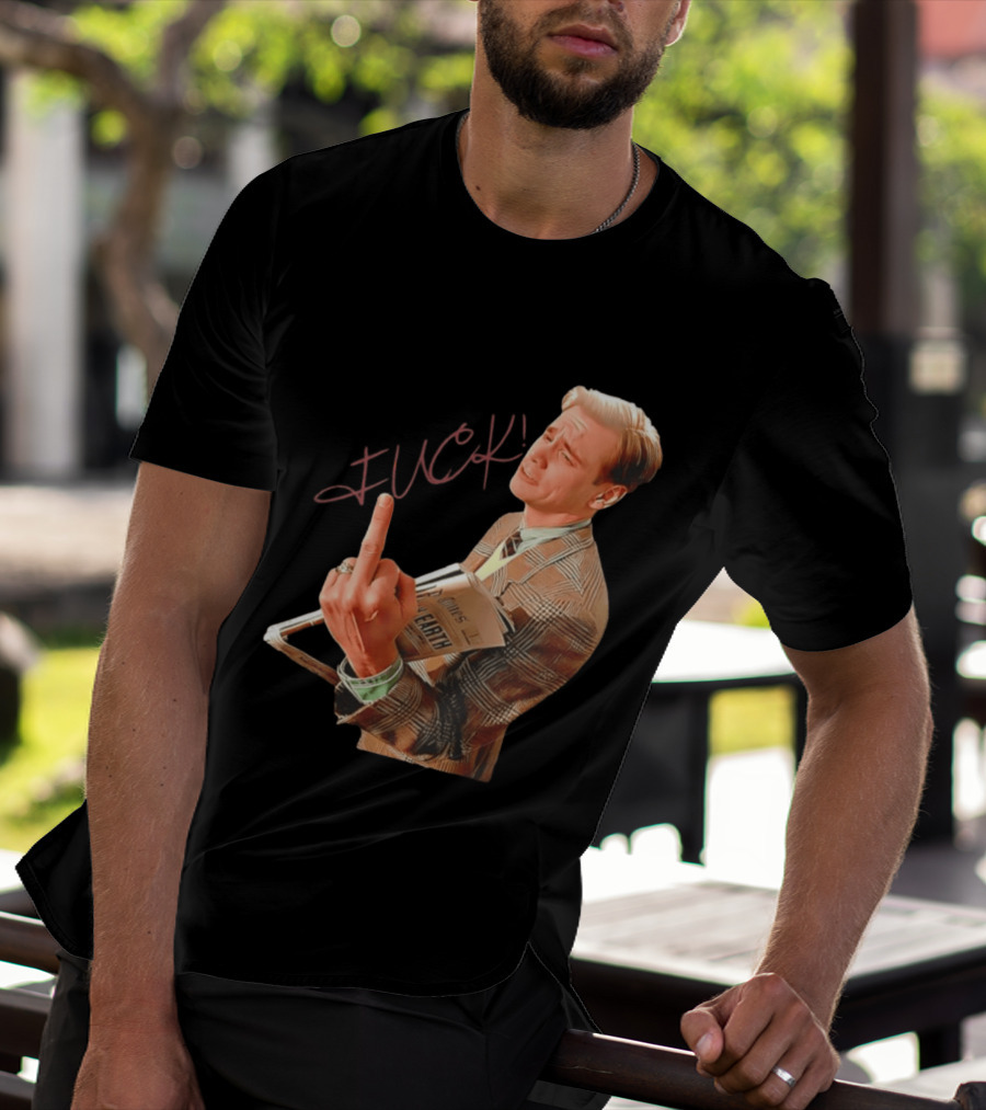 Jim Carrey Truman Show Middle Finger Meme Fuck Scene T-Shirt