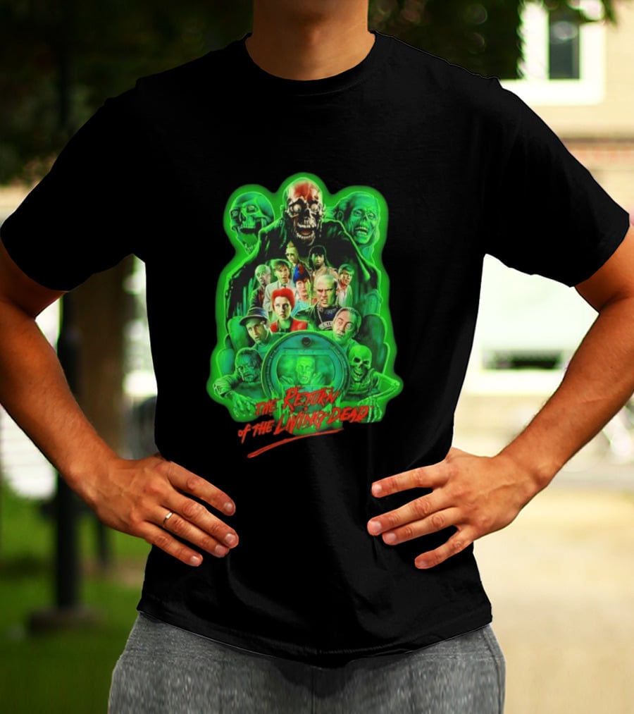 The Return Of The Living Dead 1985 Horror Zombie Movie Characters T-Shirt