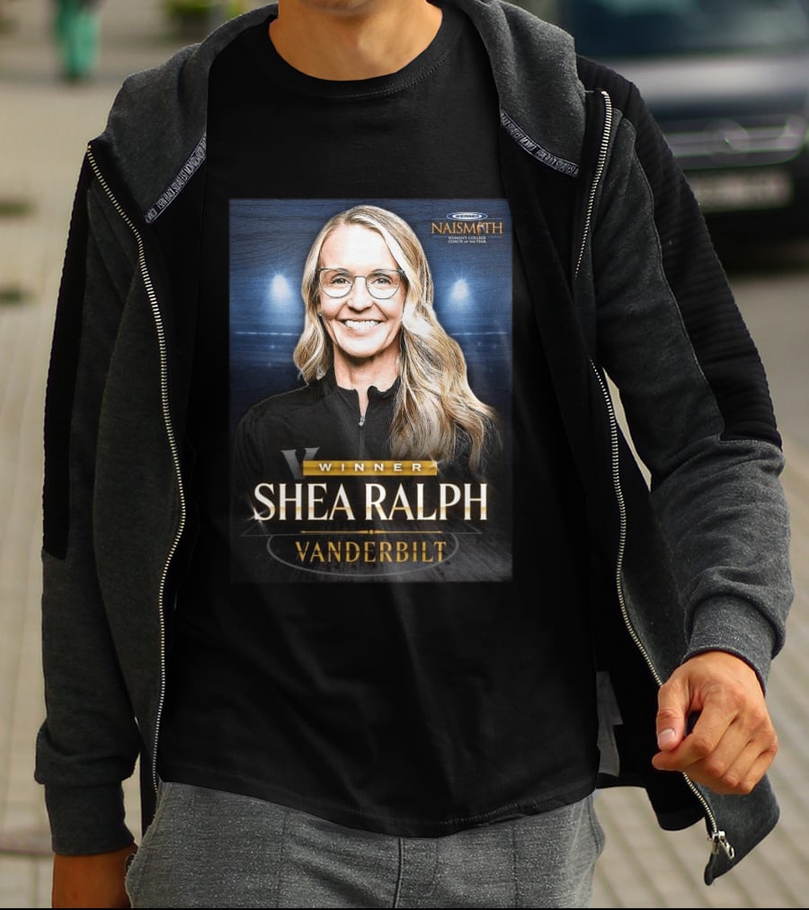 Vanderbilt Winner Shea Ralph Naismith Coach Of The Year T-Shirt