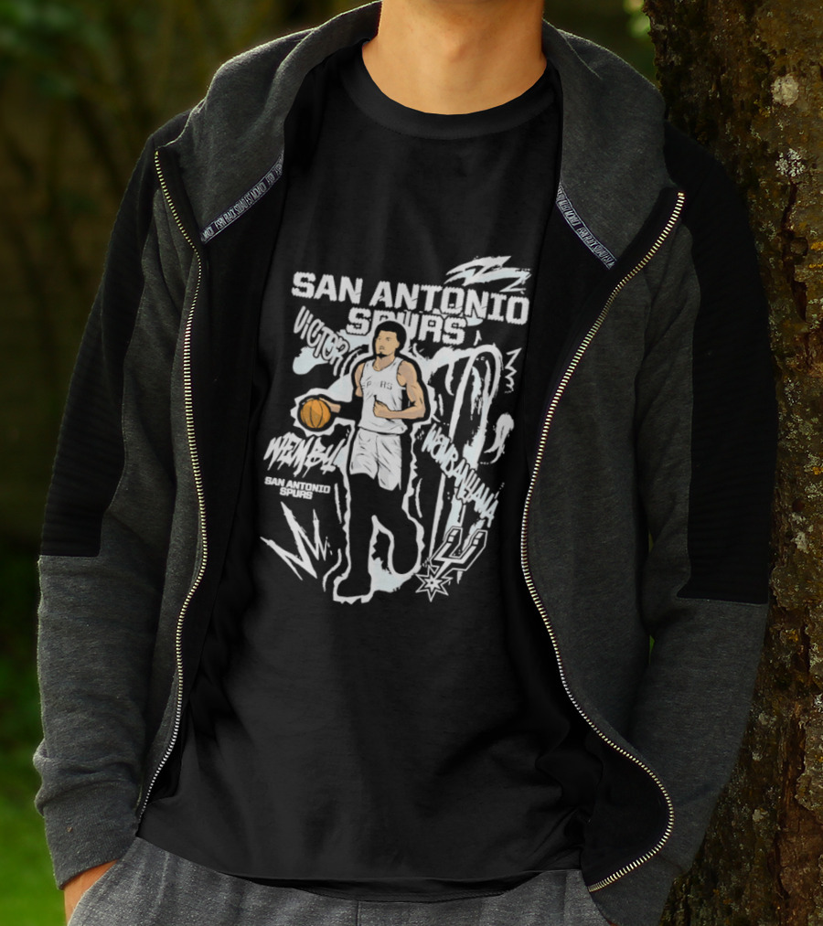 Victor Wembanyama San Antonio Spurs Basketball NBA Player 1 T-Shirt