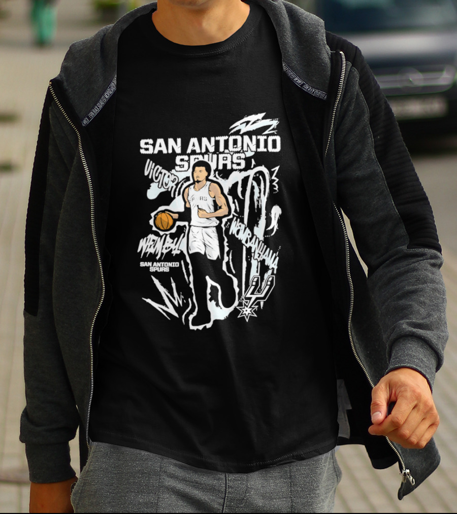 Victor Wembanyama San Antonio Spurs Basketball NBA Player 1 T-Shirt