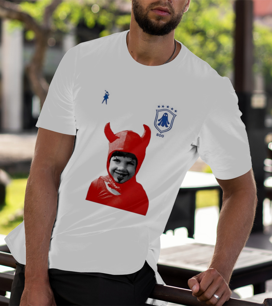 Seleção Diabo Problem Child Red Devil Costume T-Shirt