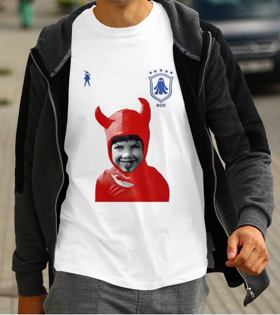 Seleção Diabo Problem Child Red Devil Costume T-Shirt