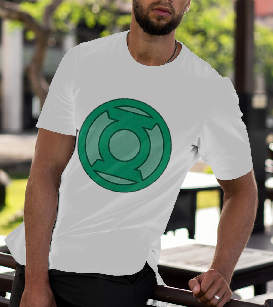 Green Lantern Corps Symbol Comics Hand Me Down T-Shirt