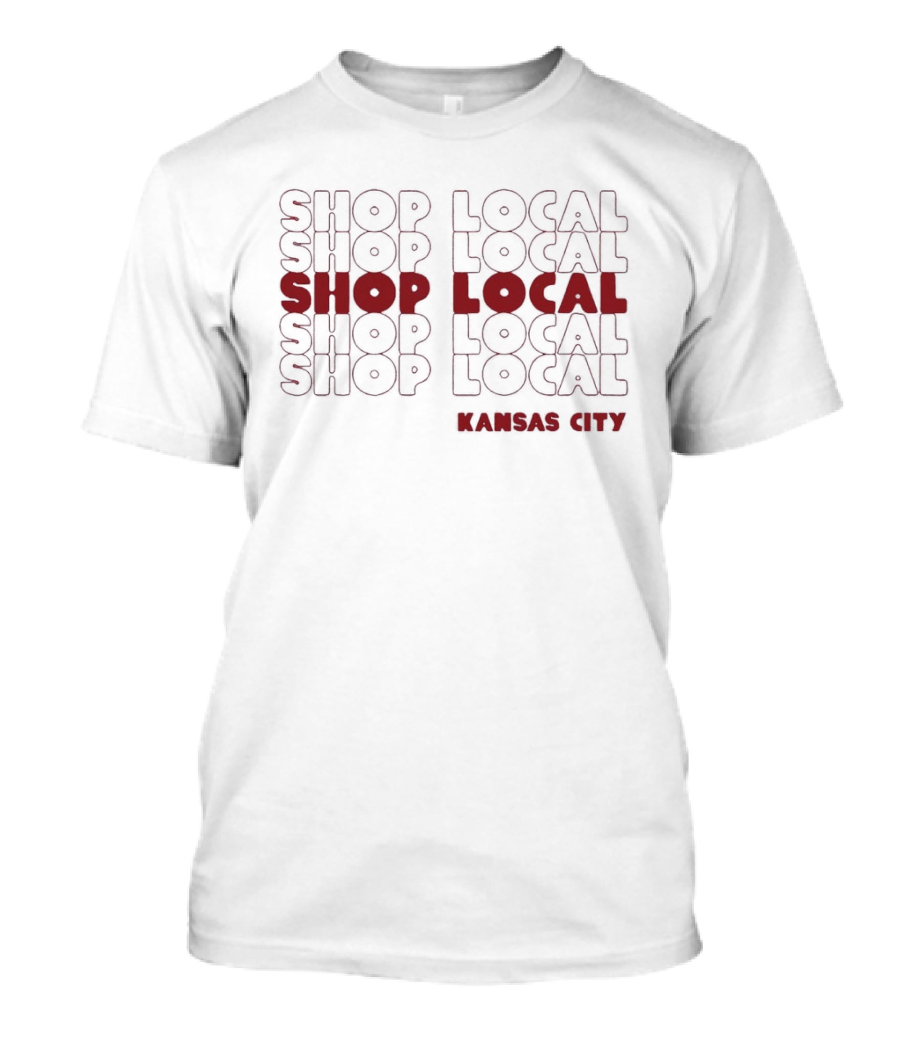 Shop Local Kansas City Bold Ash T-Shirt