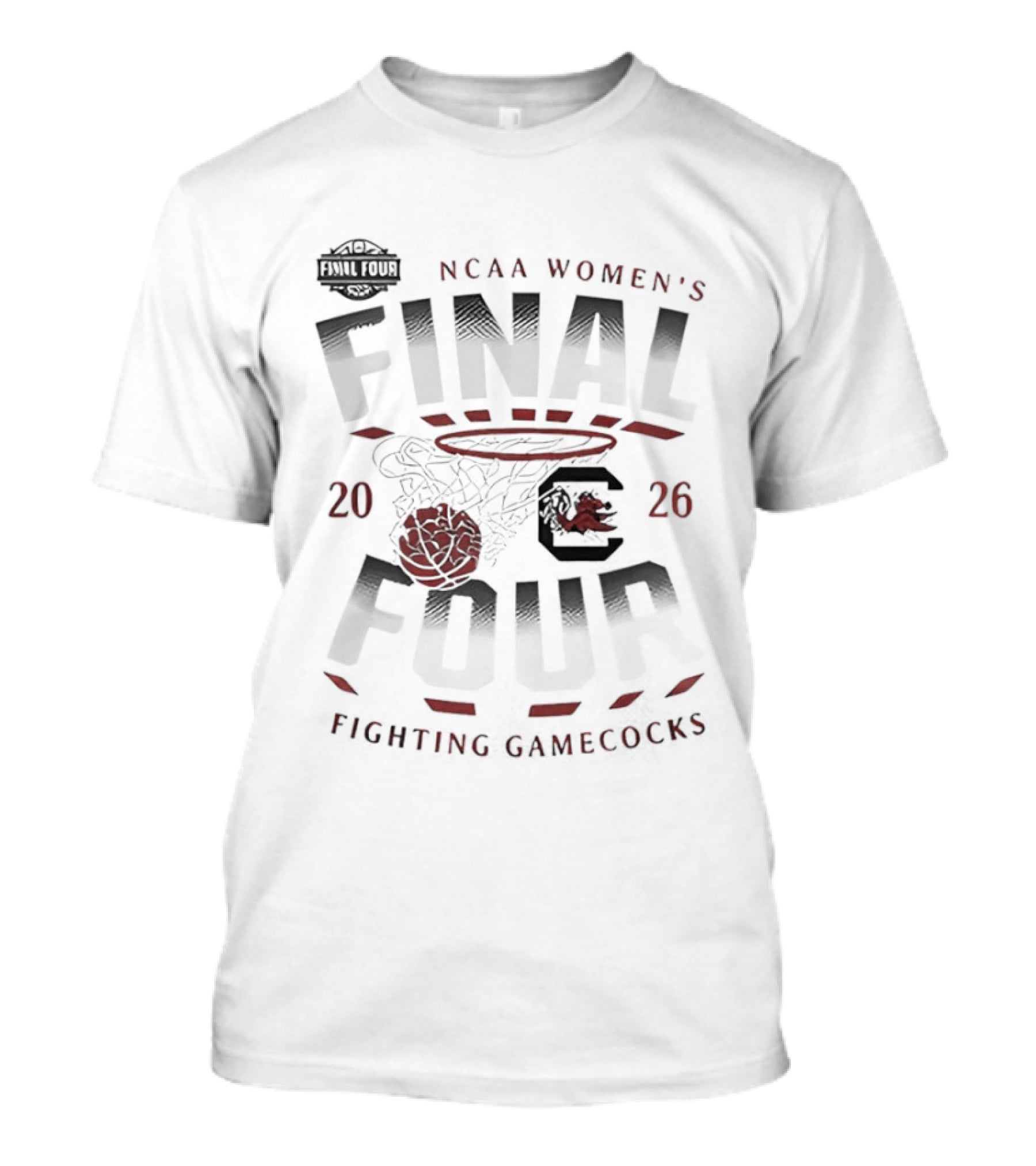 NCAA Women's Basketball 2026 Final Four South Carolina Gamecocks Fighting Gamecokes T-Shirt