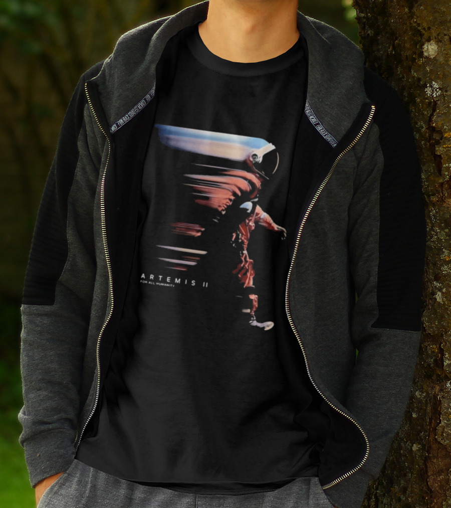 Artemis II For All Humanity 2026 Astronaut T-Shirt