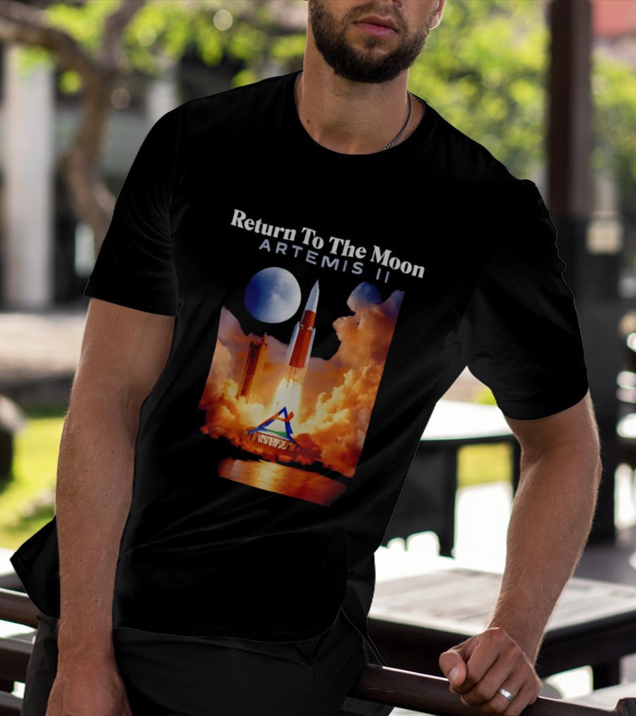 Artemis II Return To The Moon Rocket Launch NASA Mission T-Shirt