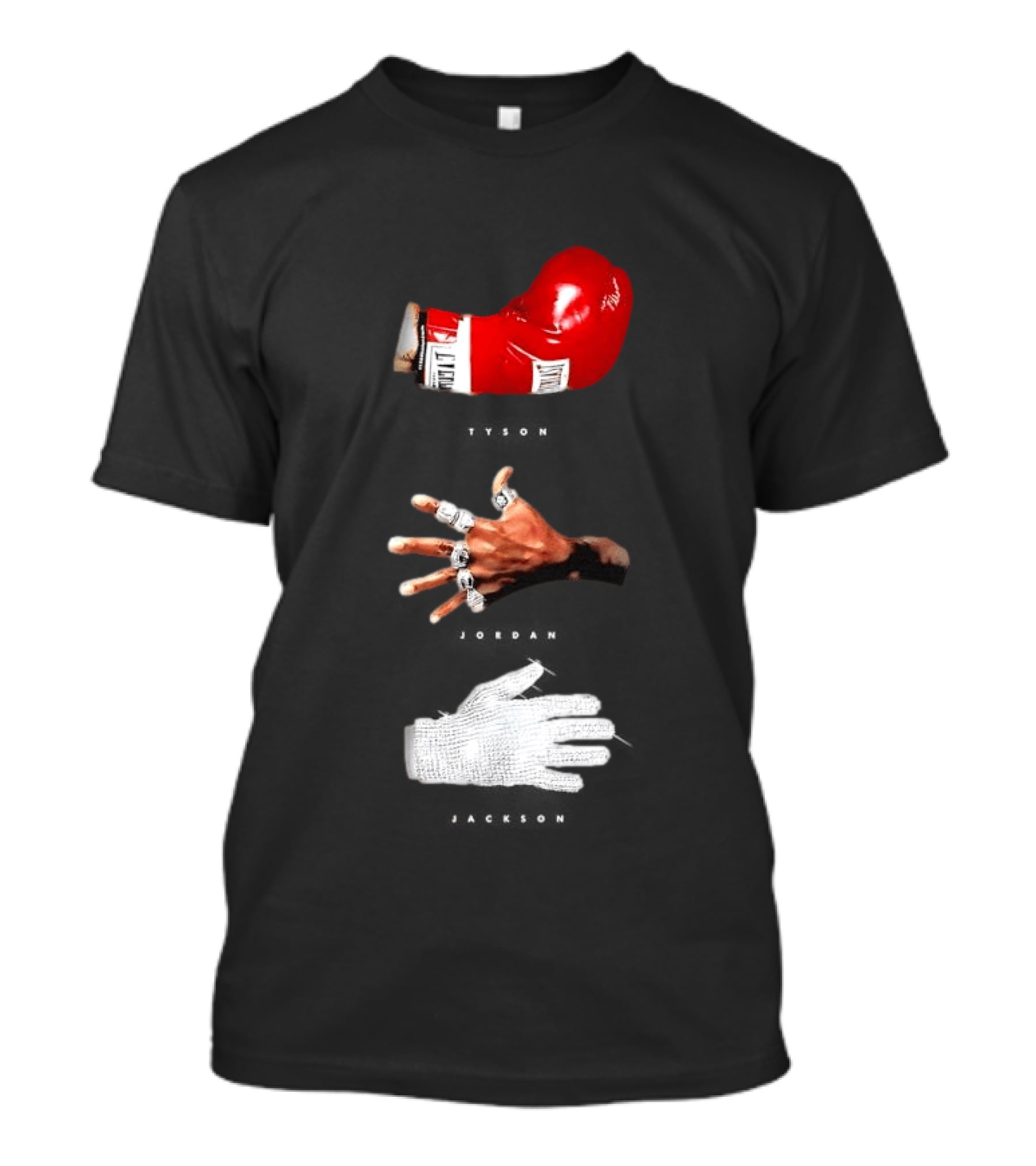 Michael Tyson Jordan Jackson Glove And Rings T-Shirt