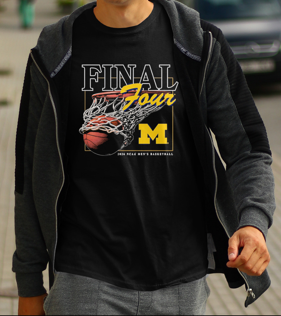 Final Four 2026 Michigan NCAA Men's Basketball March Madness T-Shirt