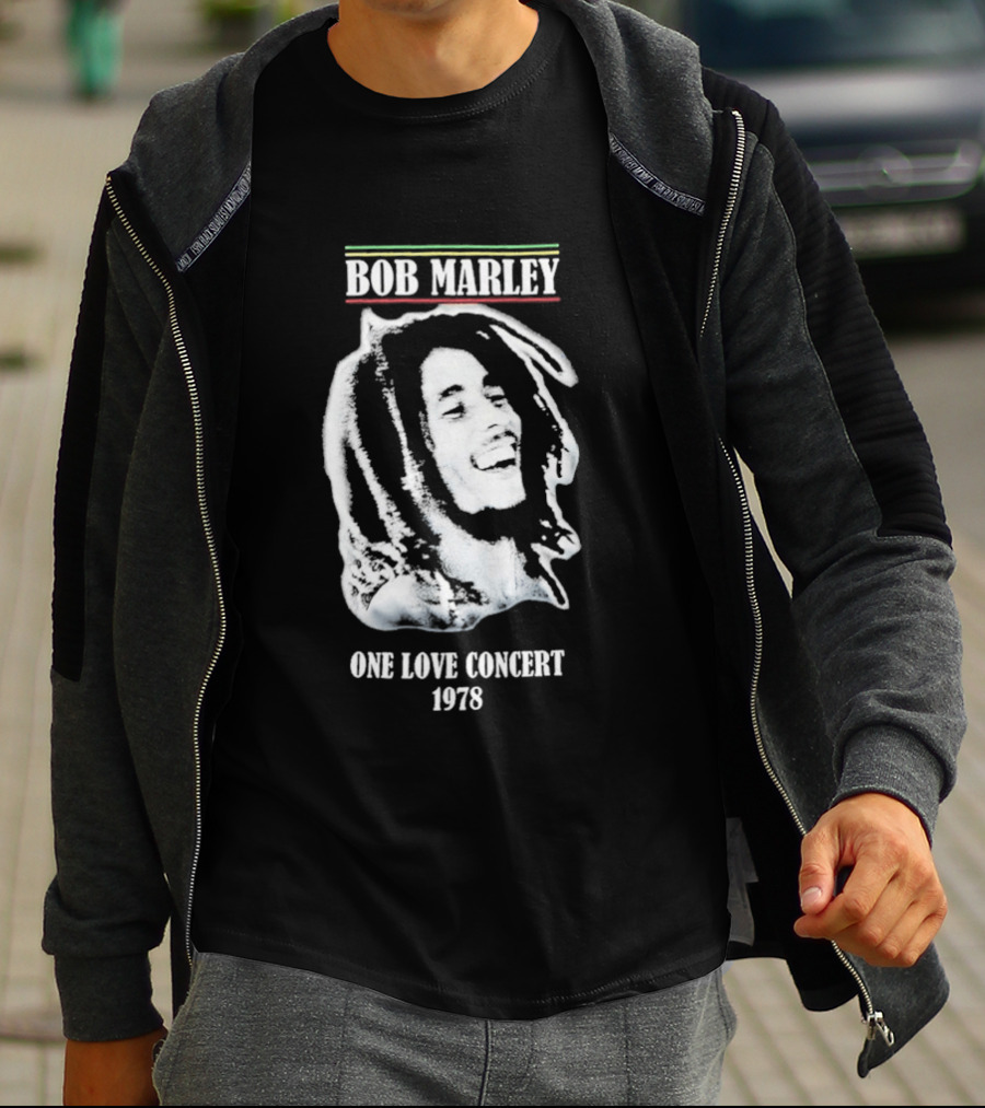 Bob Marley One Love Concert 1978 Rasta T-Shirt