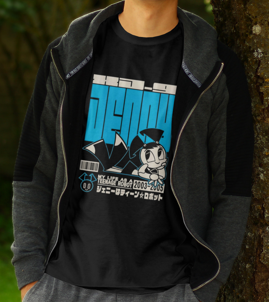 Jenny Kanji My Life As A Teenage Robot 2003 2005 Retro Manga Anime T-Shirt