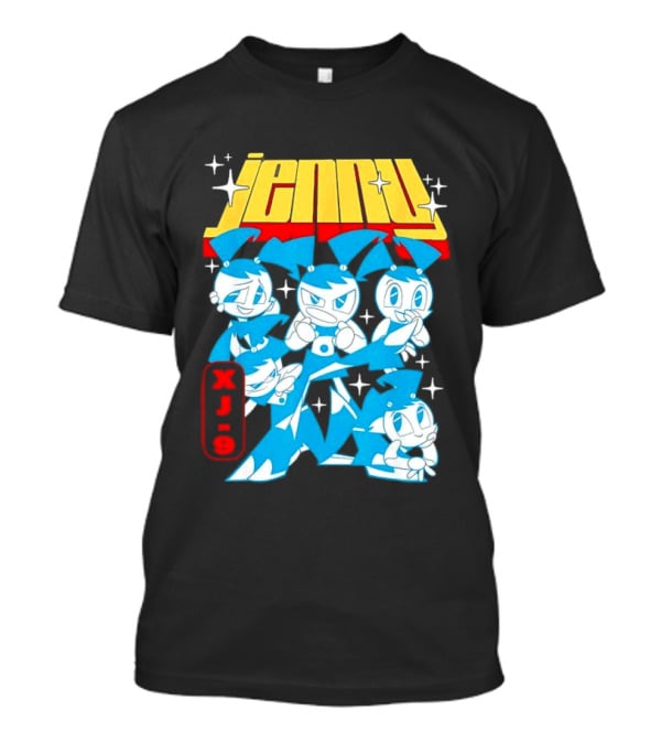 Jenny XJ 9 My Life As A Teenage Robot Blue Transformation T-Shirt