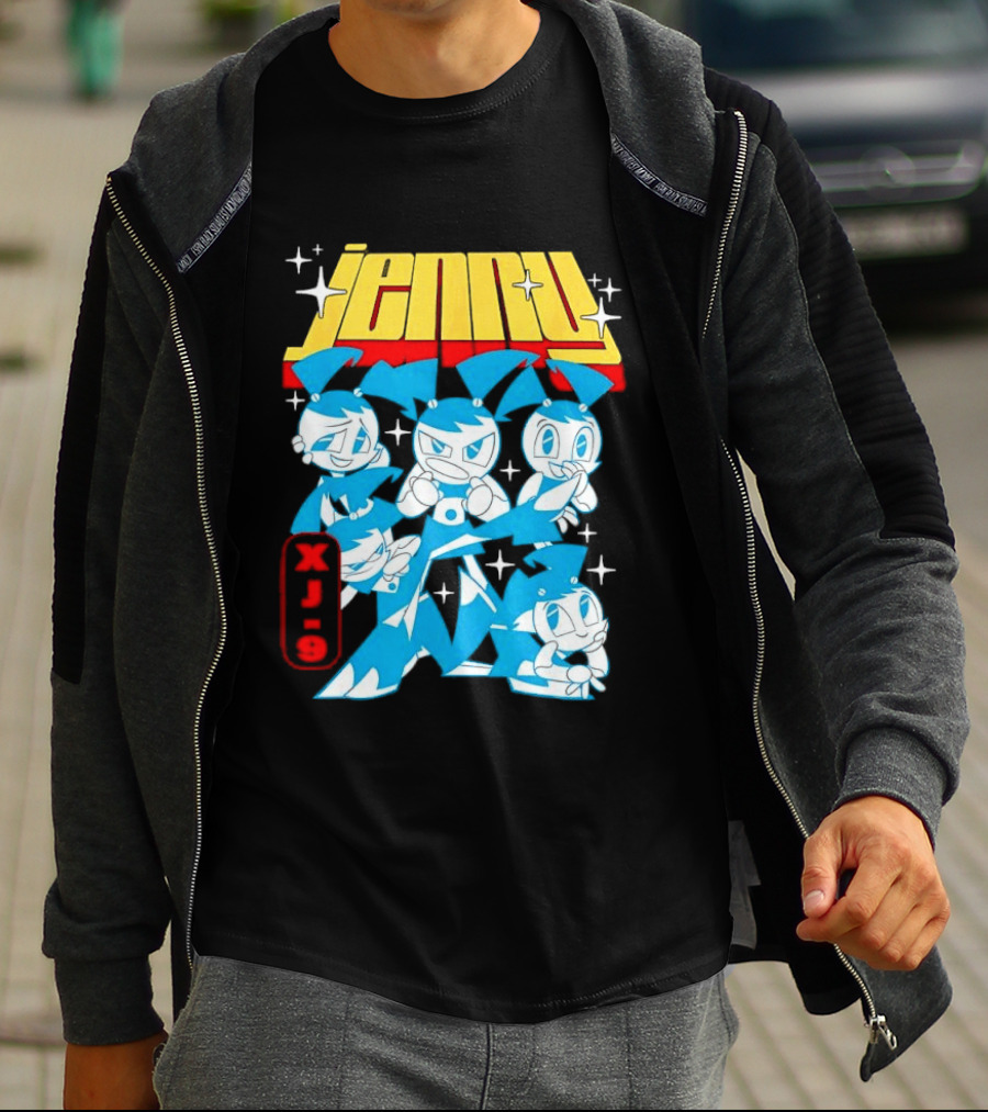 Jenny XJ 9 My Life As A Teenage Robot Blue Transformation T-Shirt