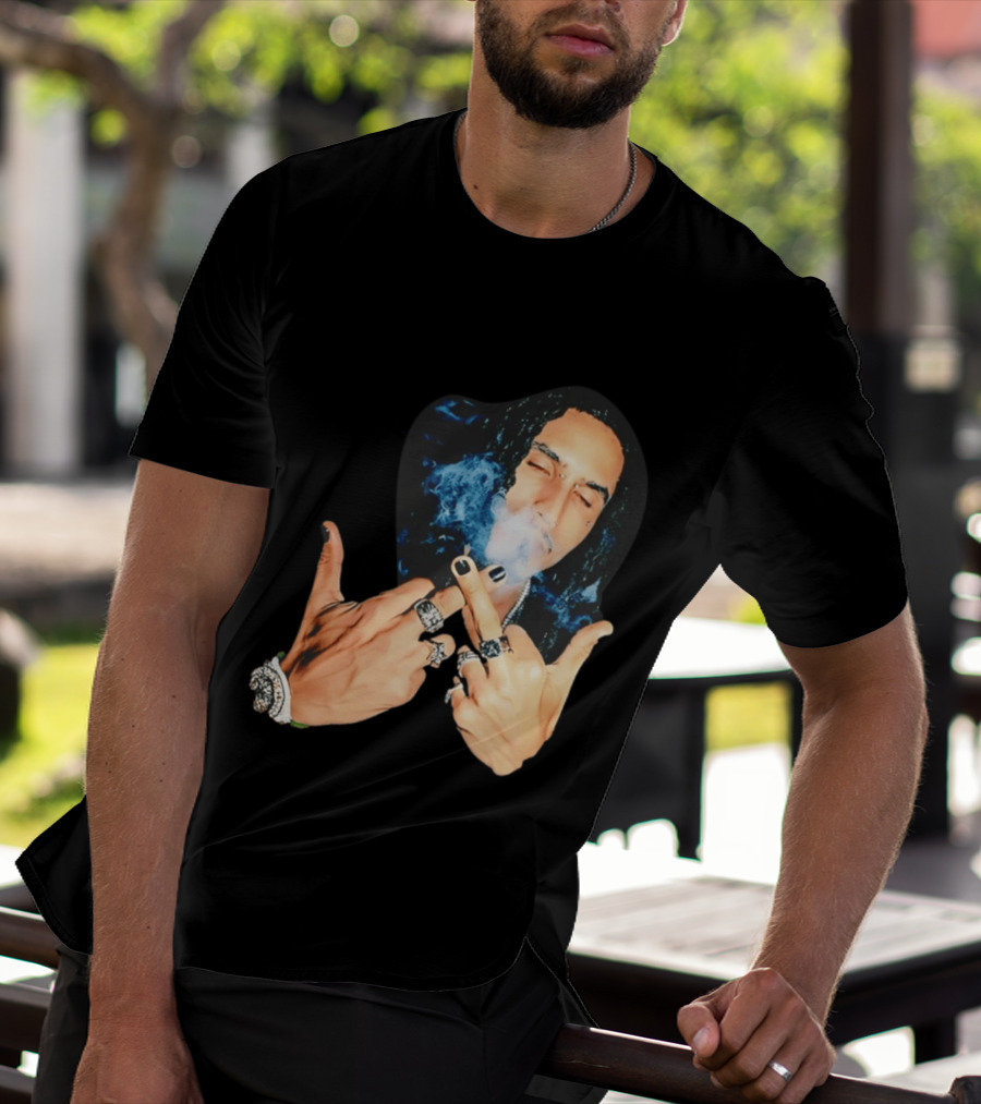 Brazil Matue Smoking Cigarette With Rings And Smoke T-Shirt