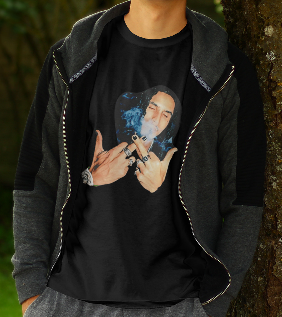 Brazil Matue Smoking Cigarette With Rings And Smoke T-Shirt