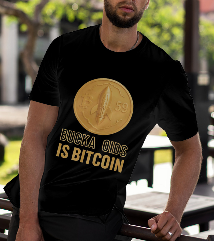 Buckazoids Bitcoin Rocket Coin B 59 T-Shirt