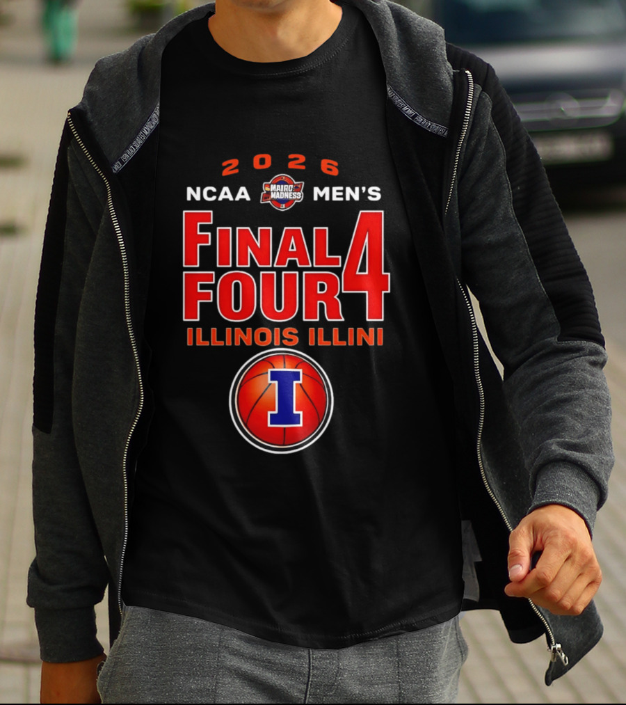 2026 NCAA Men's Final Four Illinois Illini March Madness T-Shirt
