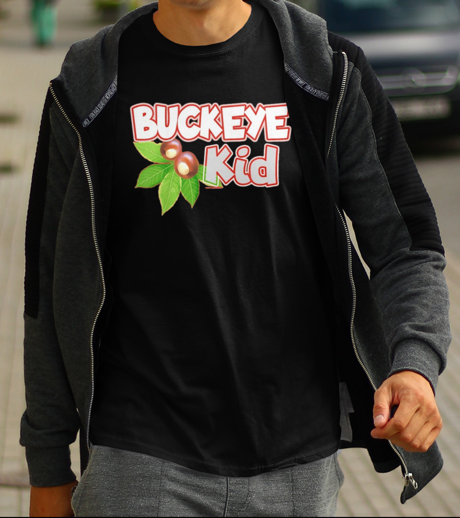 Buckeye Kid Ohio Tree Nut Leaf Home T-Shirt