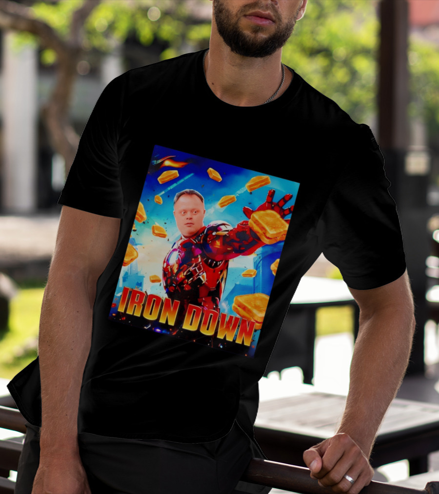 Iron Down Meme Toasted Hero Explosion T-Shirt