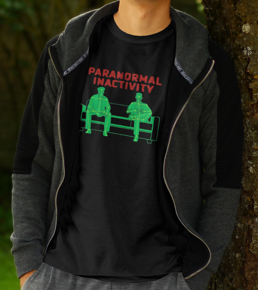 Paranormal Inactivity Gaming Couch Steve Gonsalves Dave Tango T-Shirt