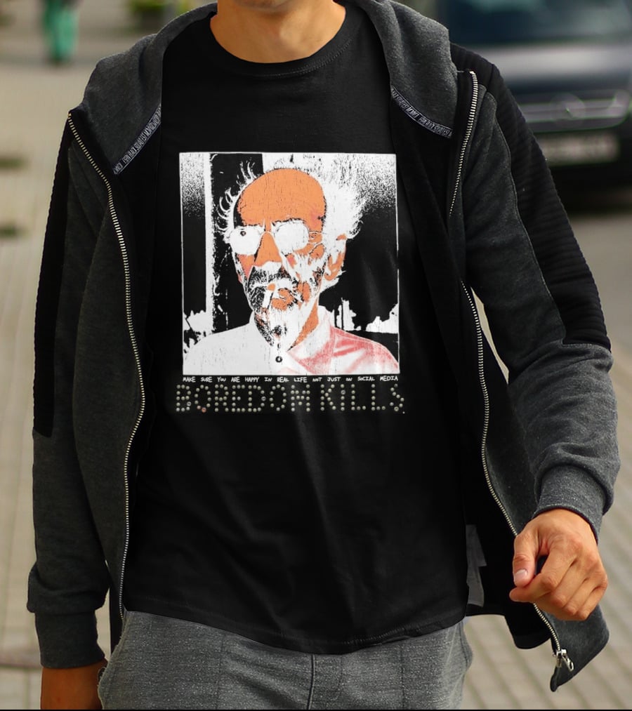 Make Sure You Are Happy In Real Life Andy Warhol Teacher T-Shirt